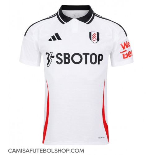 Camisa de time de futebol Fulham Replicas 1º Equipamento 2024-25 Manga Curta